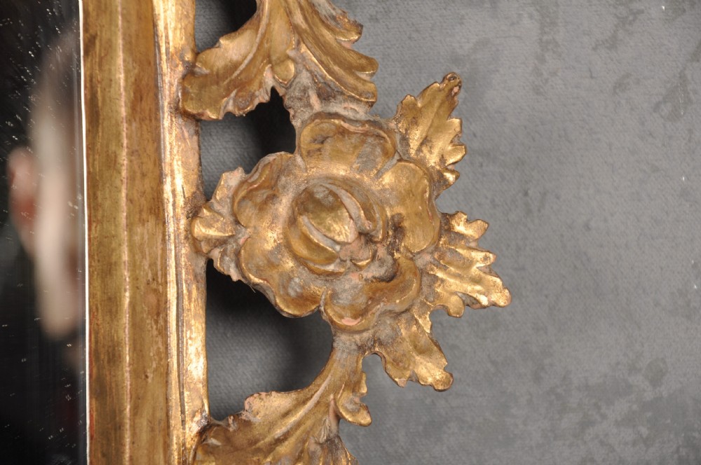 Chippendale Style Giltwood Mirror View VI