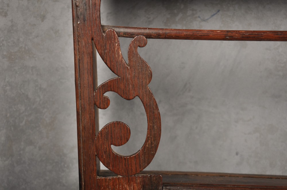 18th Century Oak Wall Rack  View II