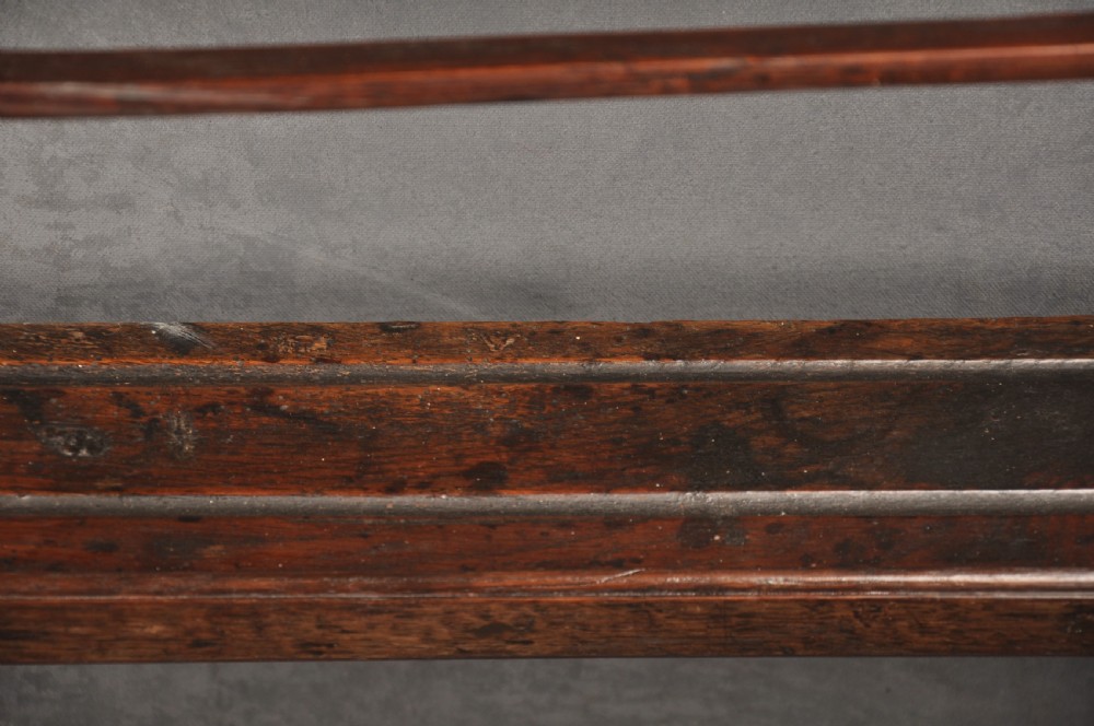 18th Century Oak Wall Rack  View V