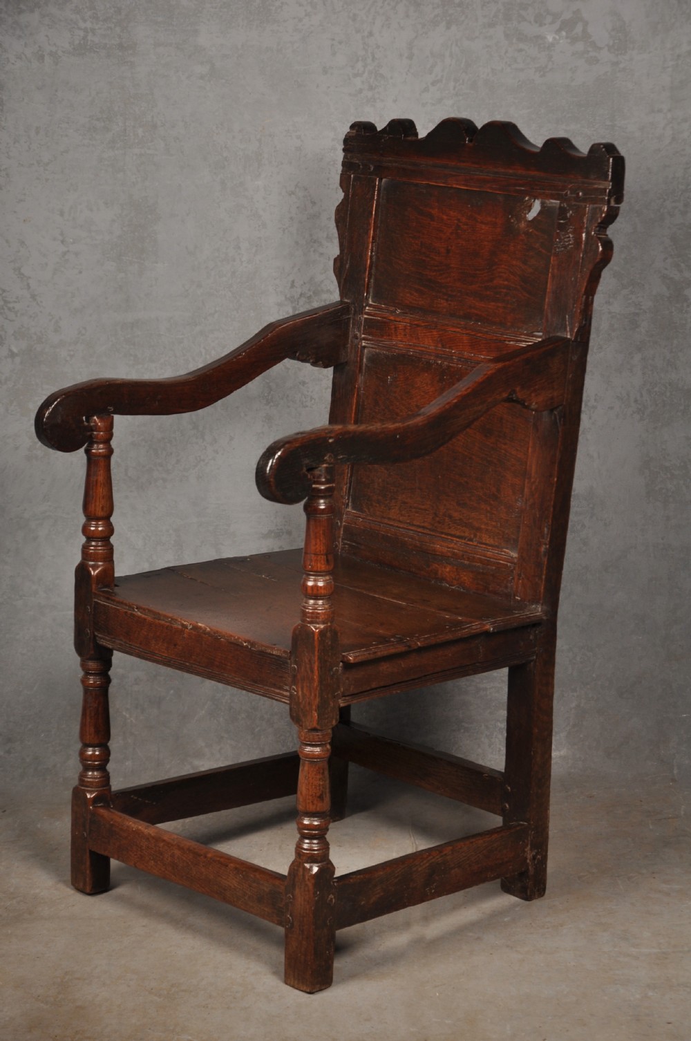 17th Century Oak Wainscot Chair View III