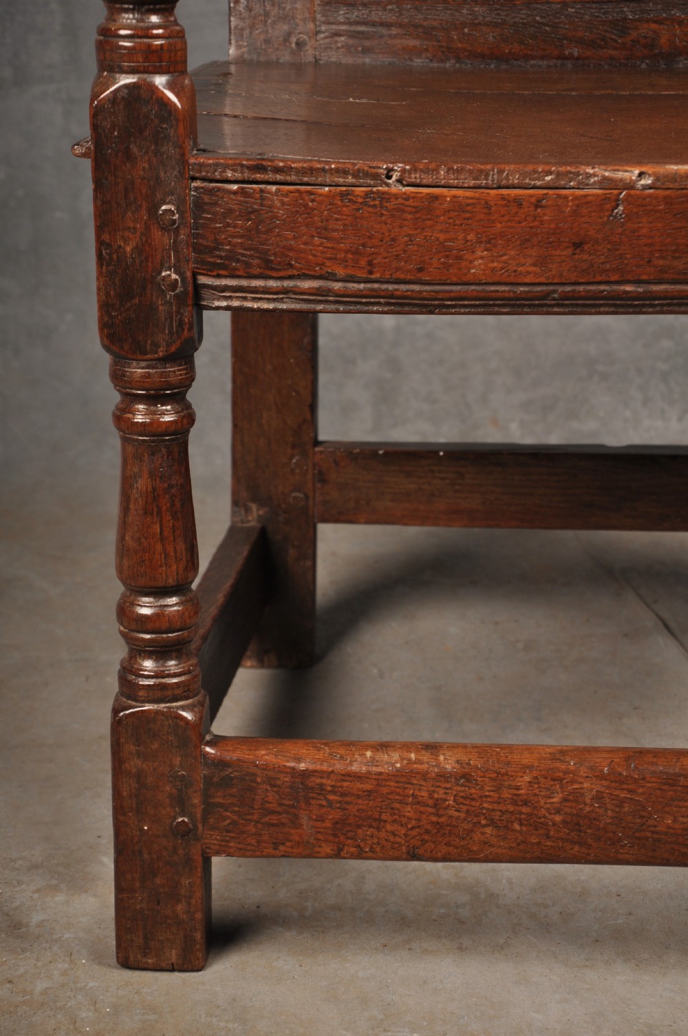 17th Century Oak Wainscot Chair View XI