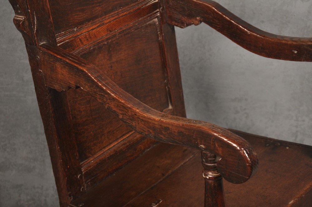 17th Century Oak Wainscot Chair View XIV