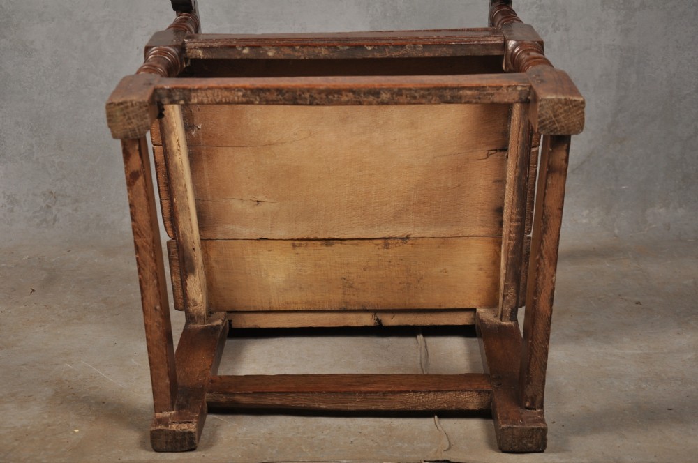 17th Century Oak Wainscot Chair View XVI