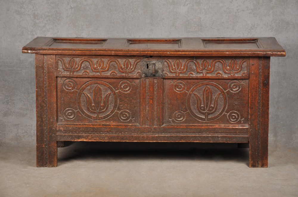 Small 17th Century Oak Coffer 