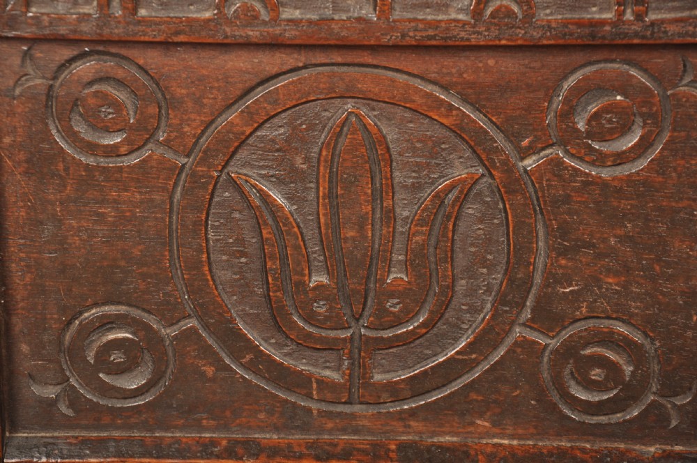 Small 17th Century Oak Coffer  View II