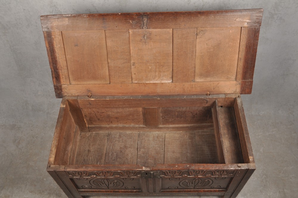Small 17th Century Oak Coffer  View VI