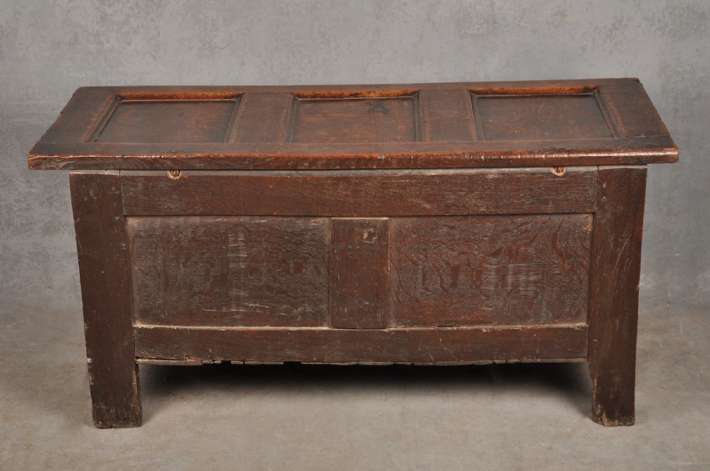 Small 17th Century Oak Coffer  View XII