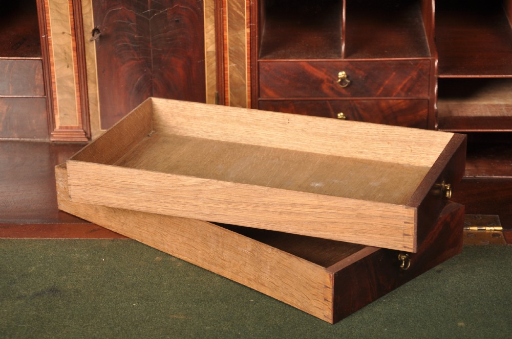 Fine 18th Century Mahogany Bureau Bookcase  View VI
