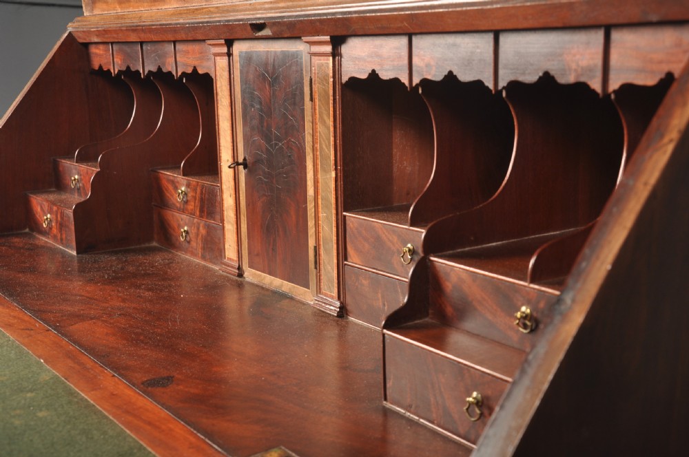 Fine 18th Century Mahogany Bureau Bookcase  View XI