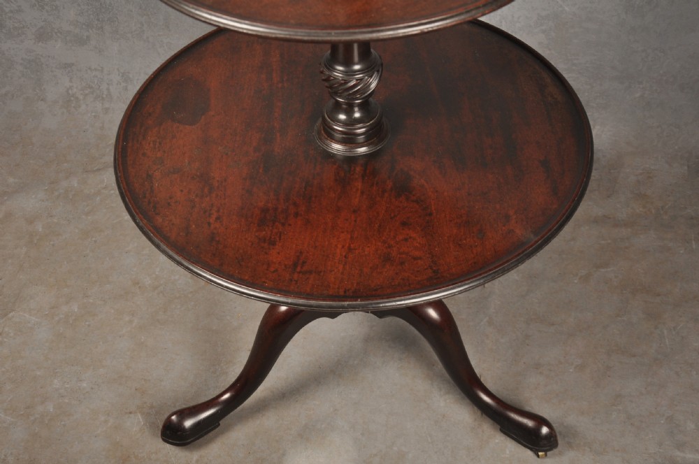 Fine 18th Century Mahogany Dumb Waiter  View II