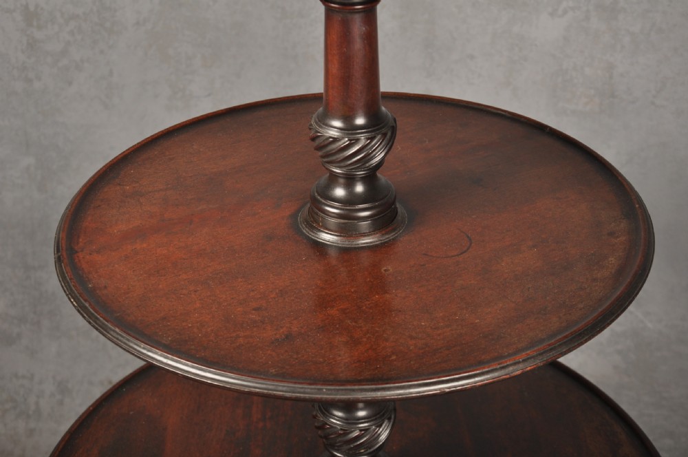 Fine 18th Century Mahogany Dumb Waiter  View III