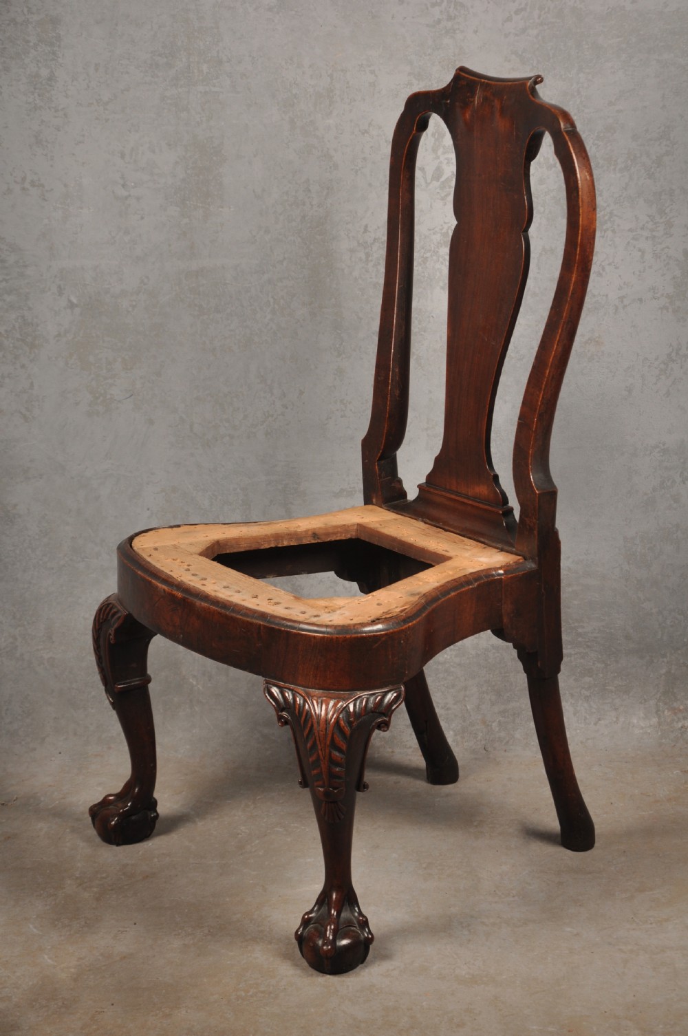 George II Walnut Side Chair