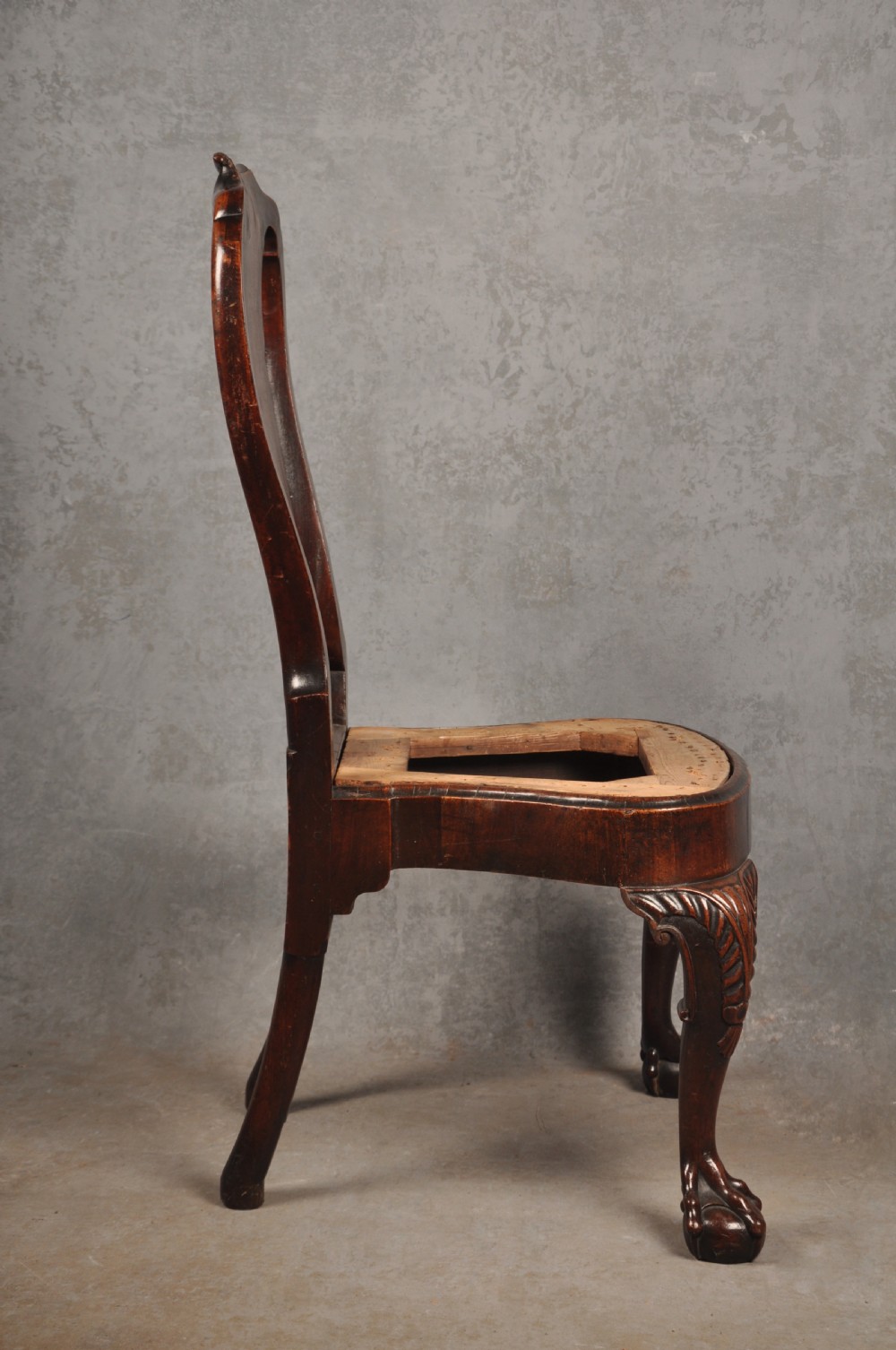 George II Walnut Side Chair View IX
