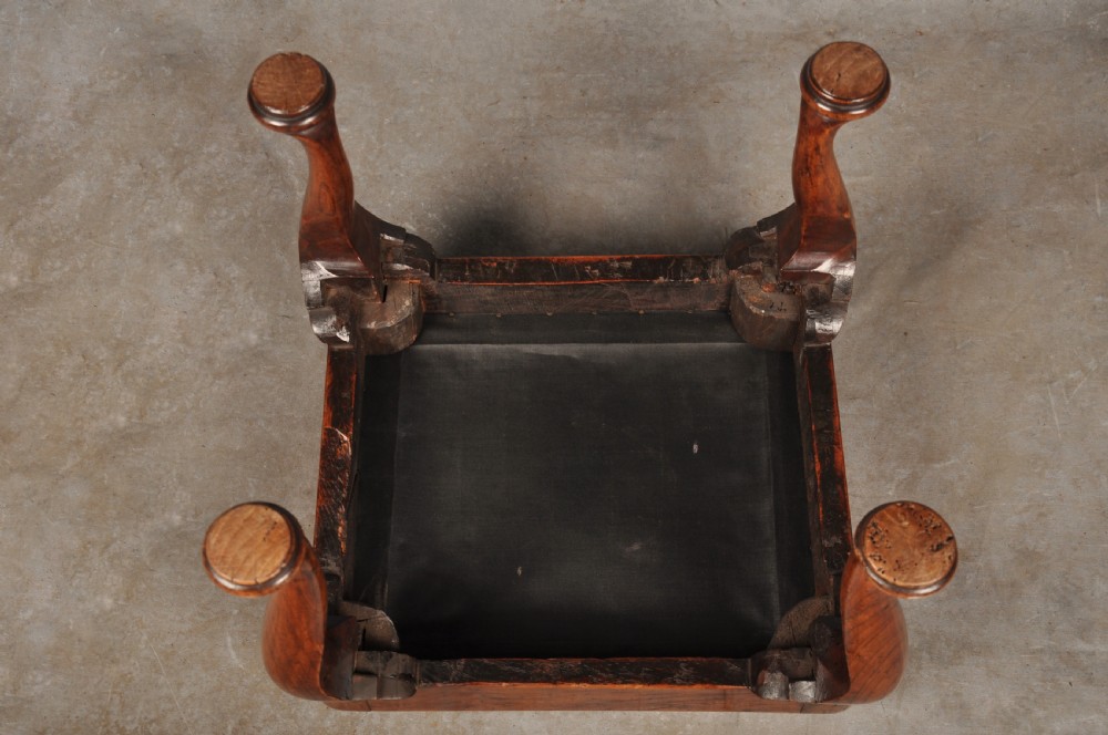Rare 18th Century Elm Footstool View VI