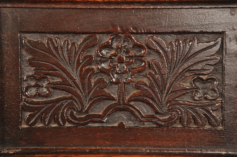 A Rare Pair Of 17th Century Oak Lancashire Chairs View IV