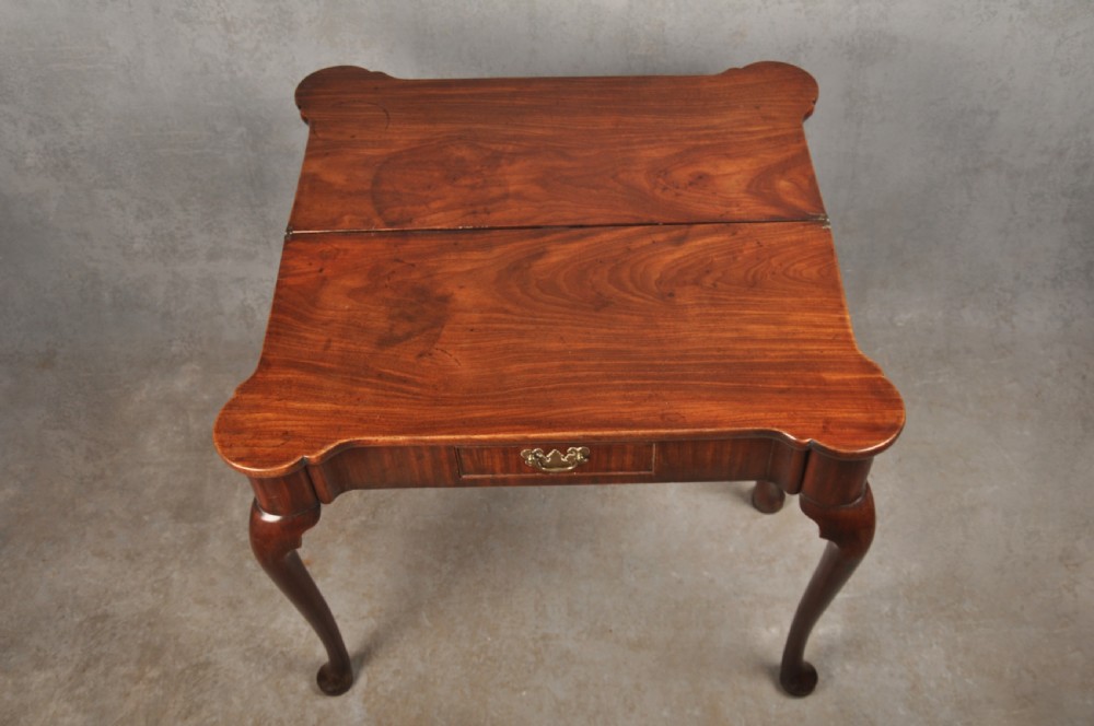 Small 18th Century Mahogany Tea Table View X