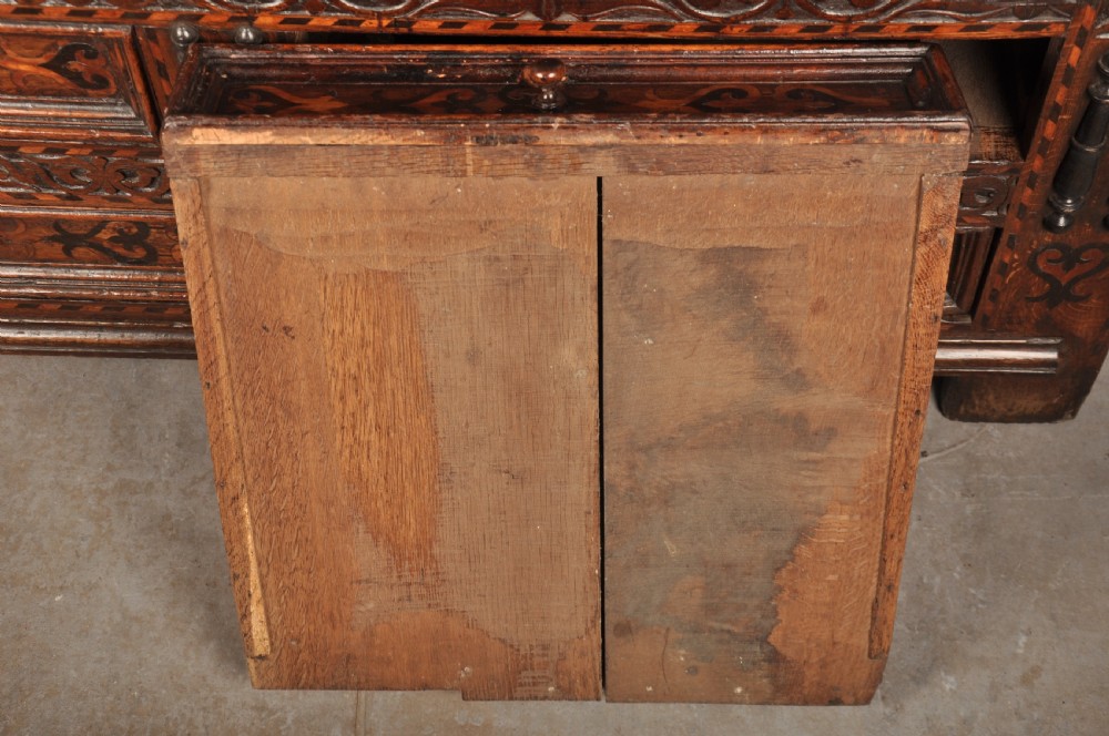 17th Century Oak & Inlaid Leeds Coffer  View XXII