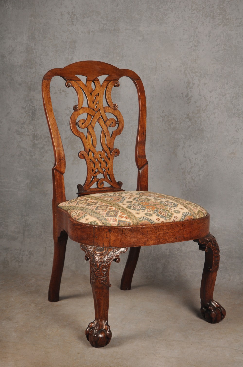 Rare George II Mahogany Side Chair
