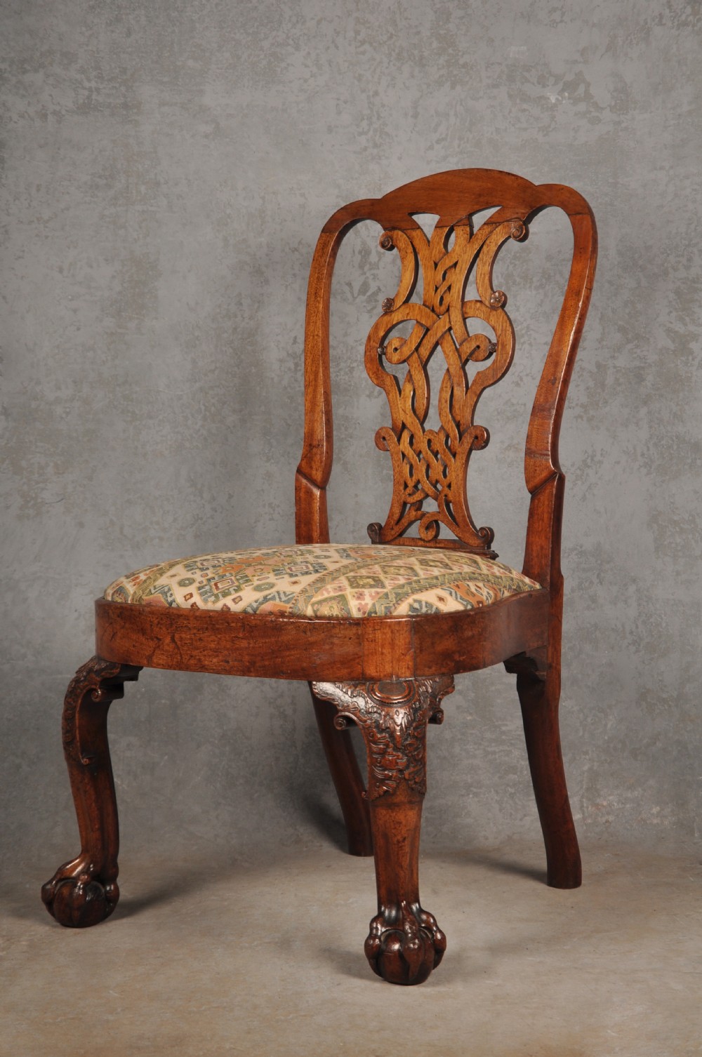 Rare George II Mahogany Side Chair View IV