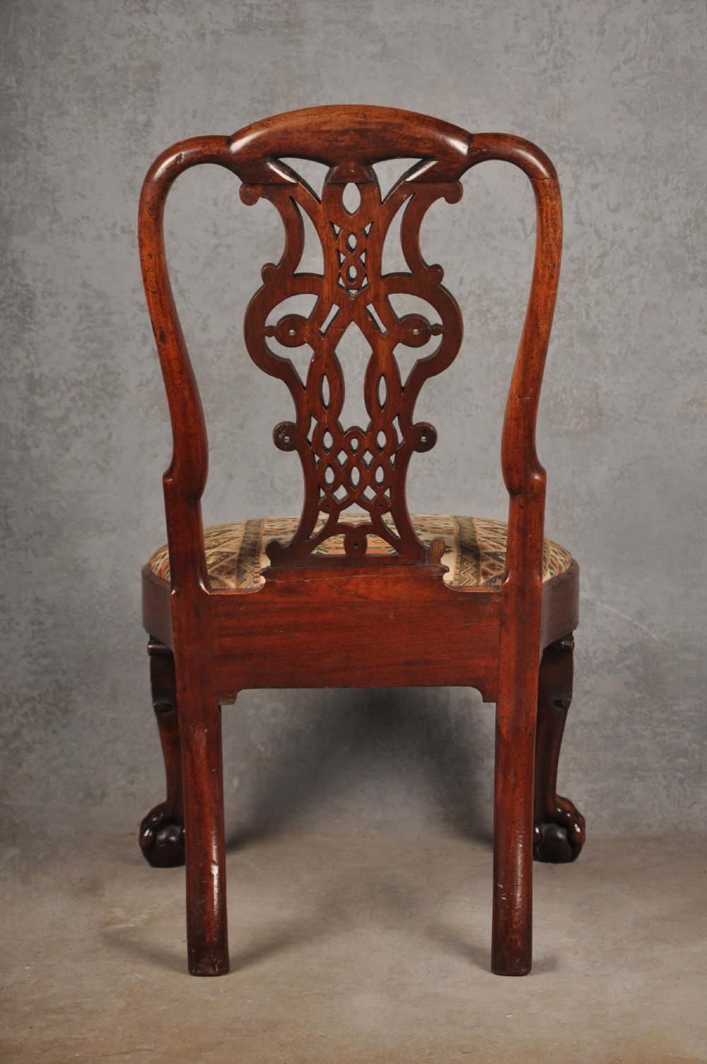 Rare George II Mahogany Side Chair View VIII