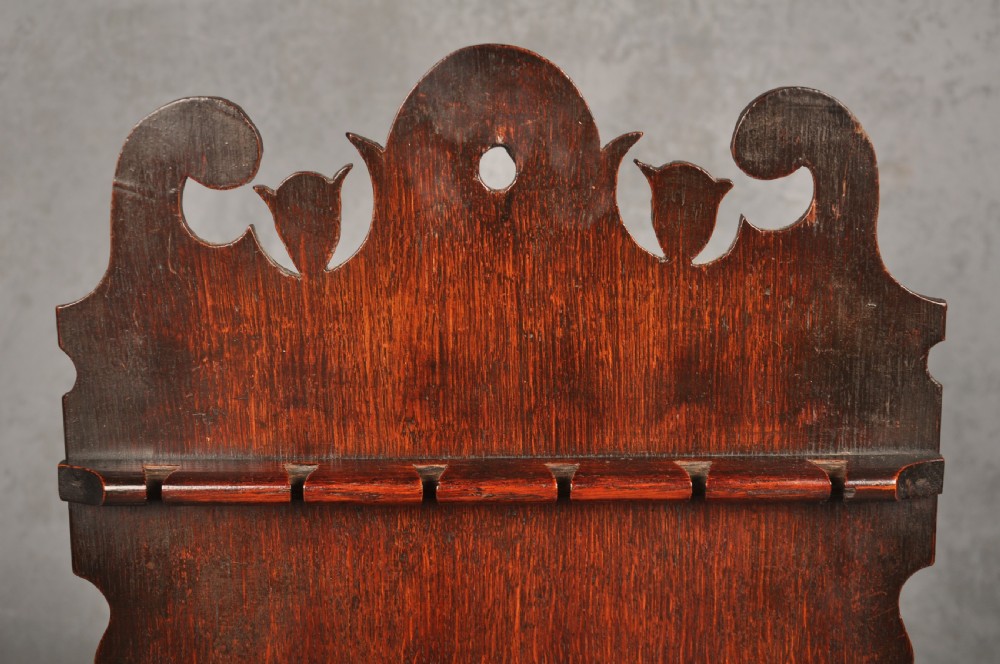 18th Century Oak Spoon Rack View IV