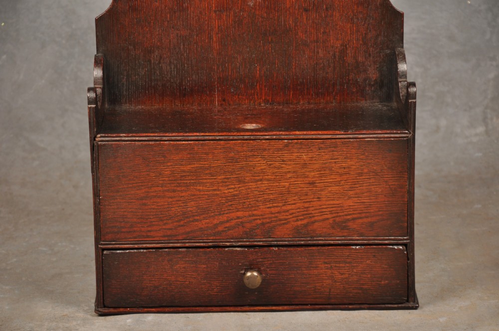 18th Century Oak Spoon Rack View V