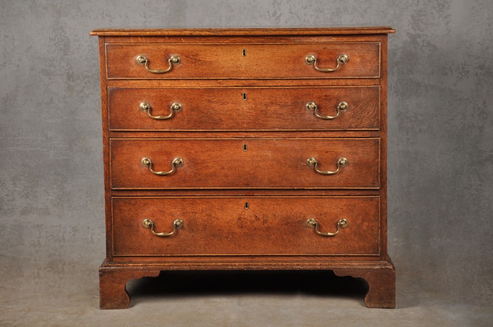 Small 18th Century Oak Chest Of Drawers