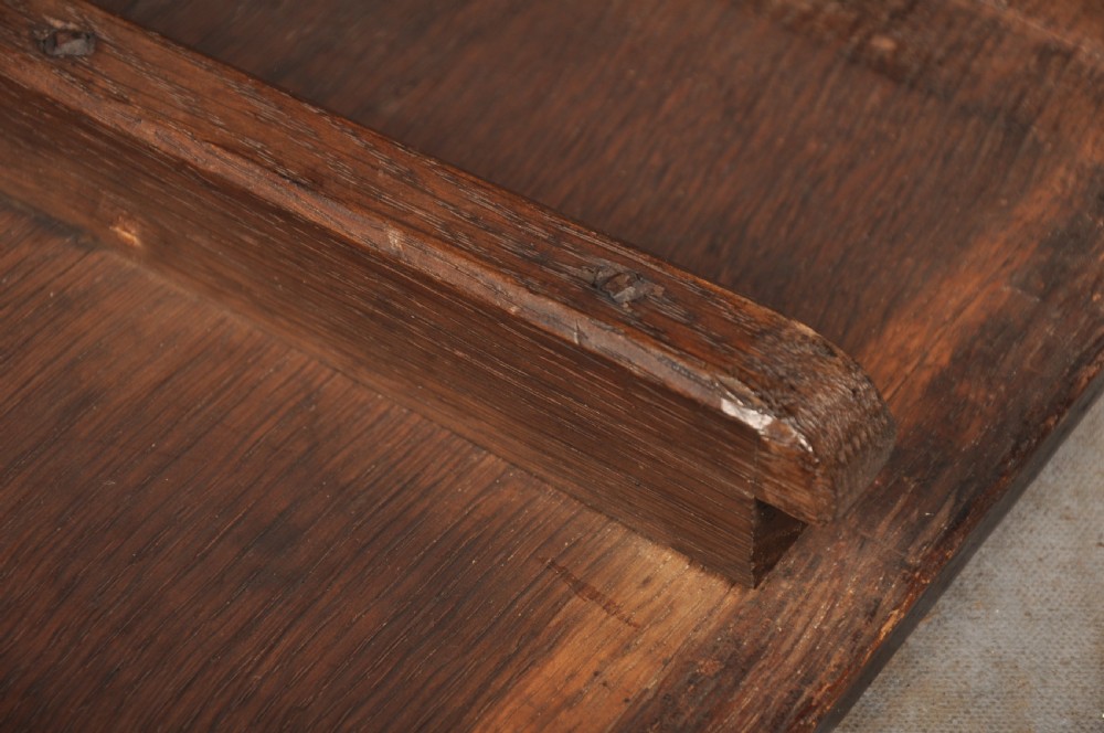 Small 18th Century Welsh Oak Coffer Bach View XIII