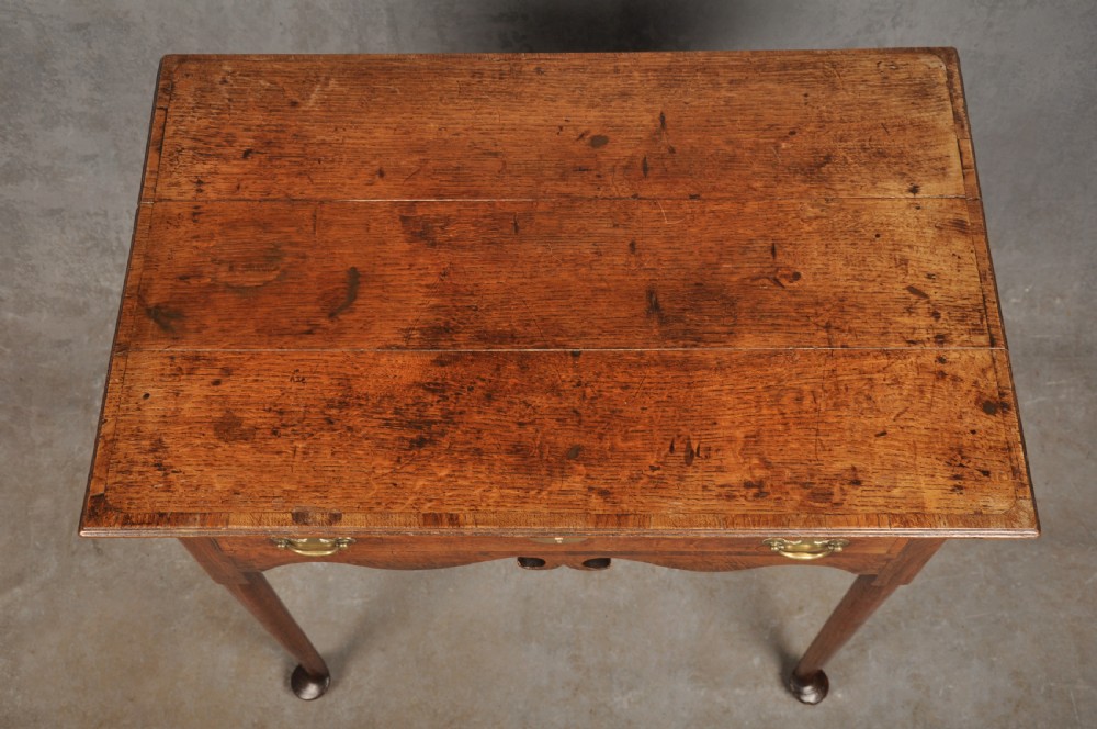 Early 18th Century Oak side table View II