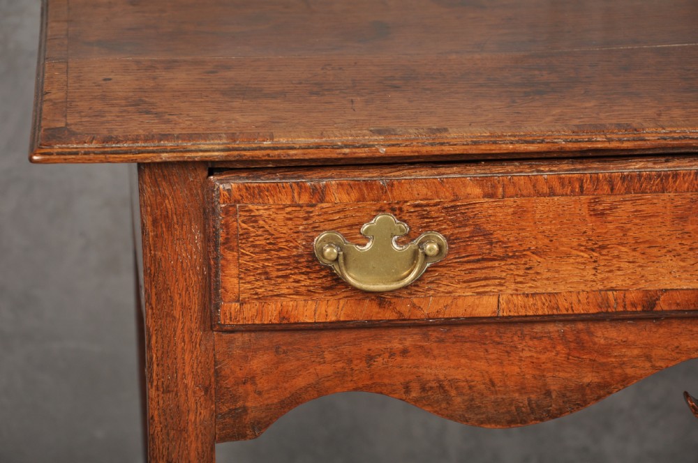 Early 18th Century Oak side table View III