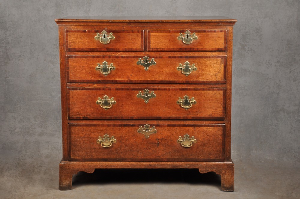 18th Century Oak Chest Of Drawers