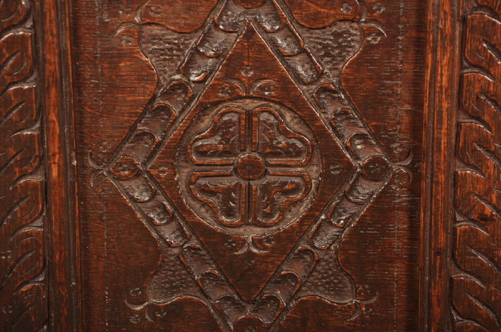 17th Century Oak Coffer View III
