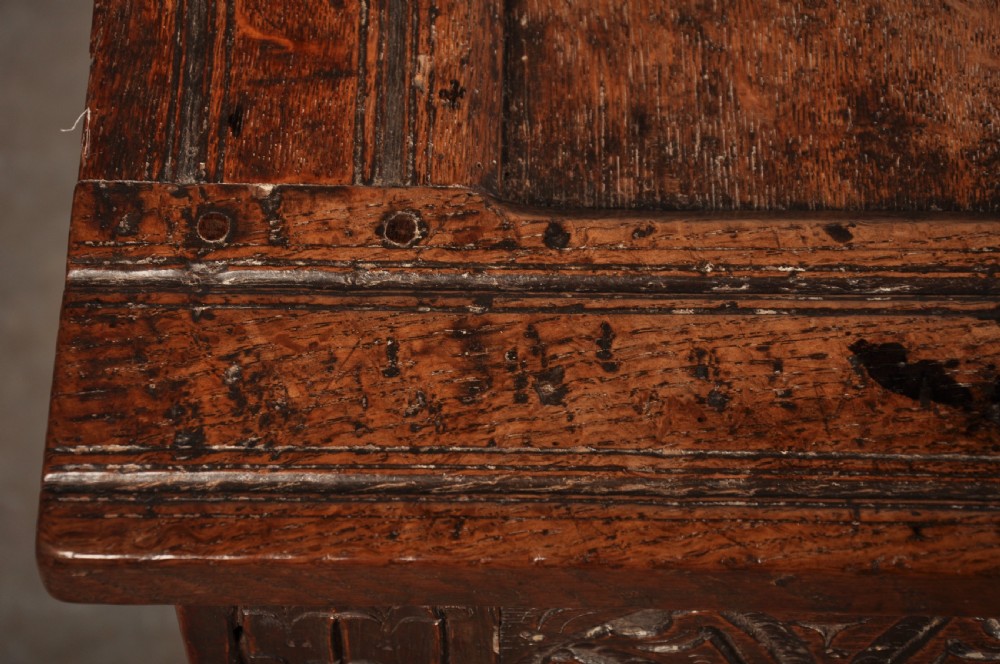 17th Century Oak Coffer View IX