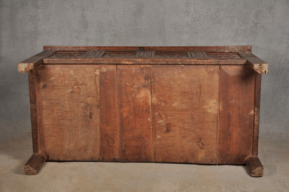 17th Century Oak Coffer View XV
