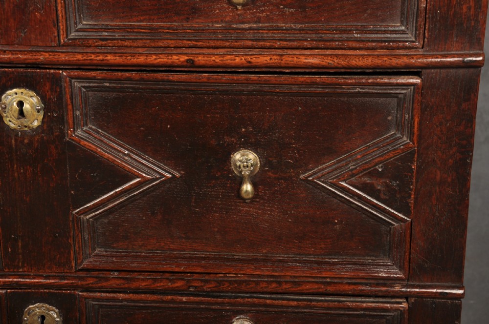 Charles II Oak Chest Of Drawers View IV