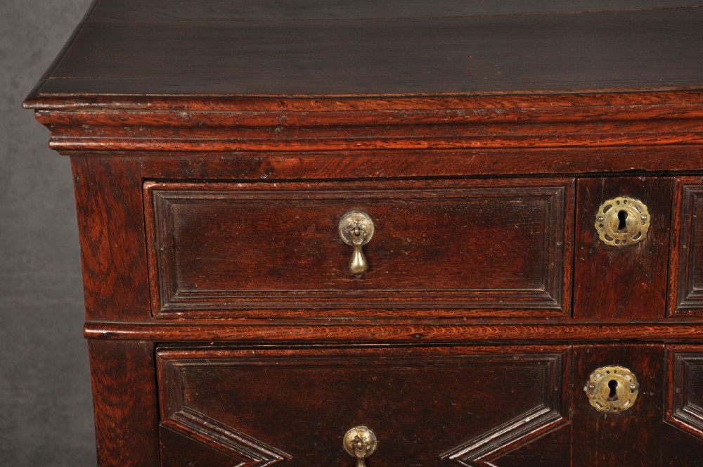Charles II Oak Chest Of Drawers View V