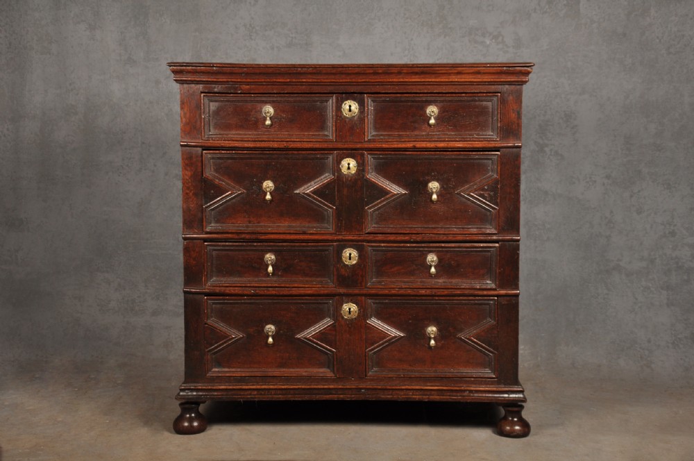 Charles II Oak Chest Of Drawers View XII