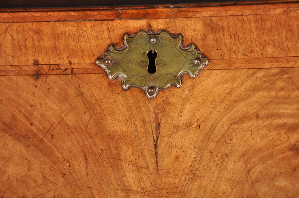 Small Early 18th Century Walnut Bureau View V