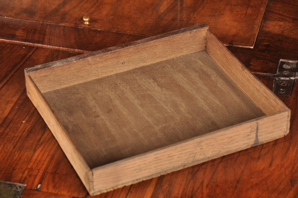 Small Early 18th Century Walnut Bureau View XII