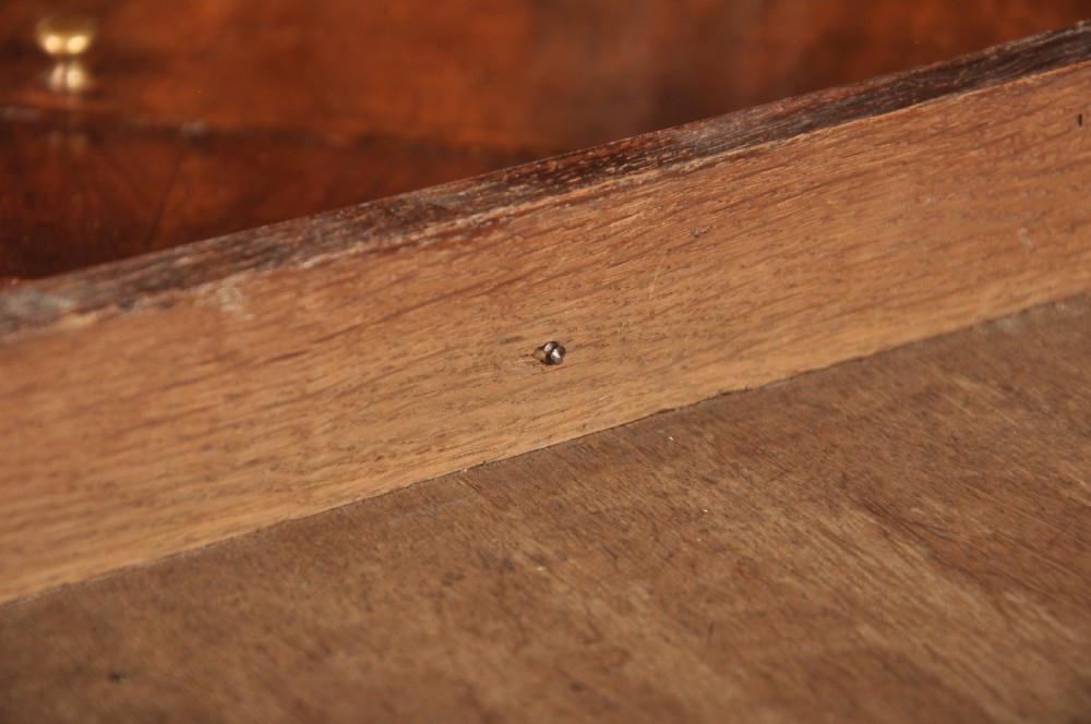 Small Early 18th Century Walnut Bureau View XIII