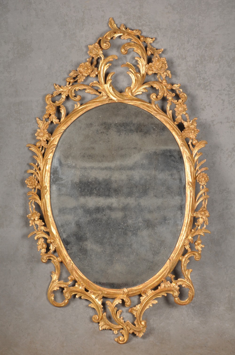 Early 19th Century Gilt-wood Rococo Mirror 