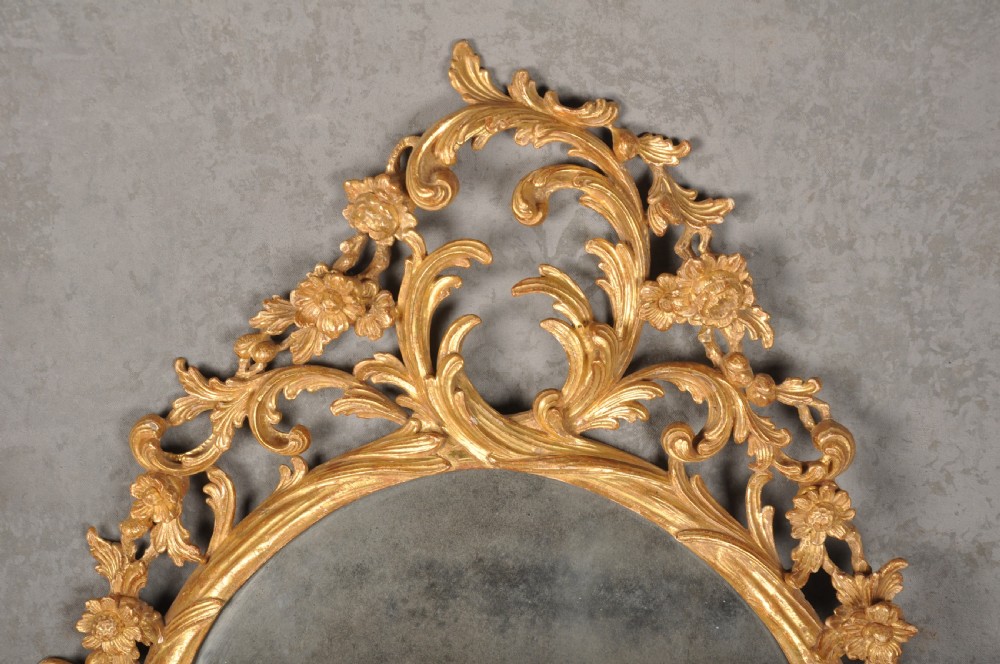Early 19th Century Gilt-wood Rococo Mirror  View III