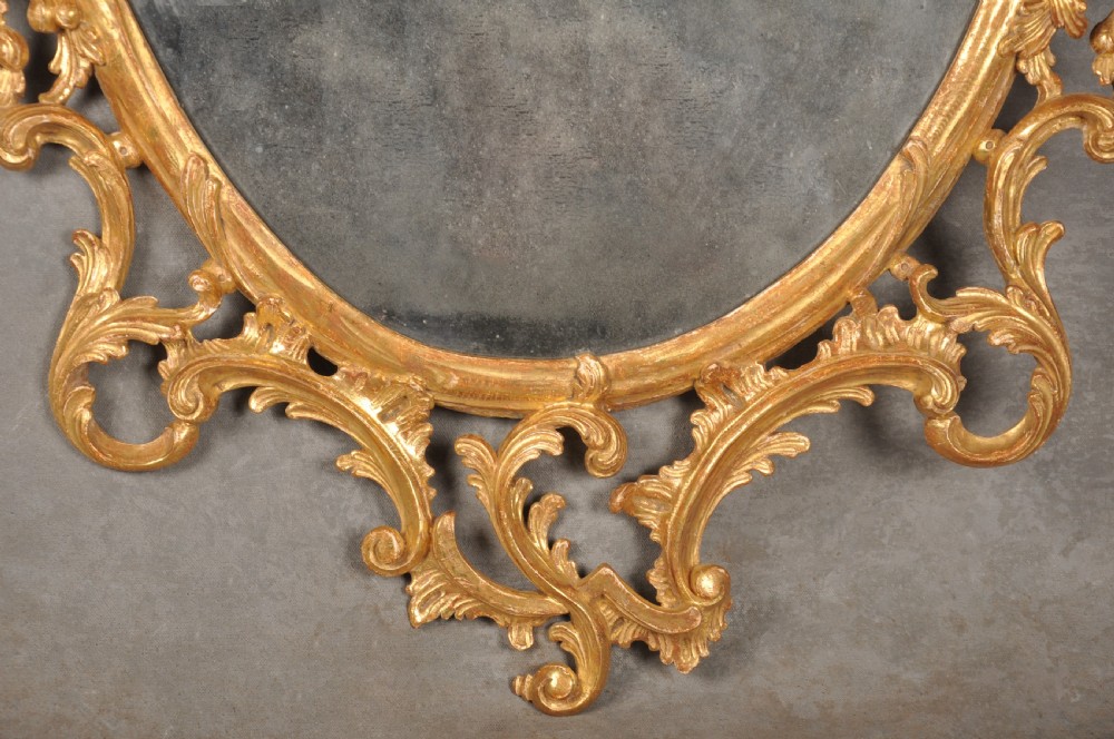 Early 19th Century Gilt-wood Rococo Mirror  View IV