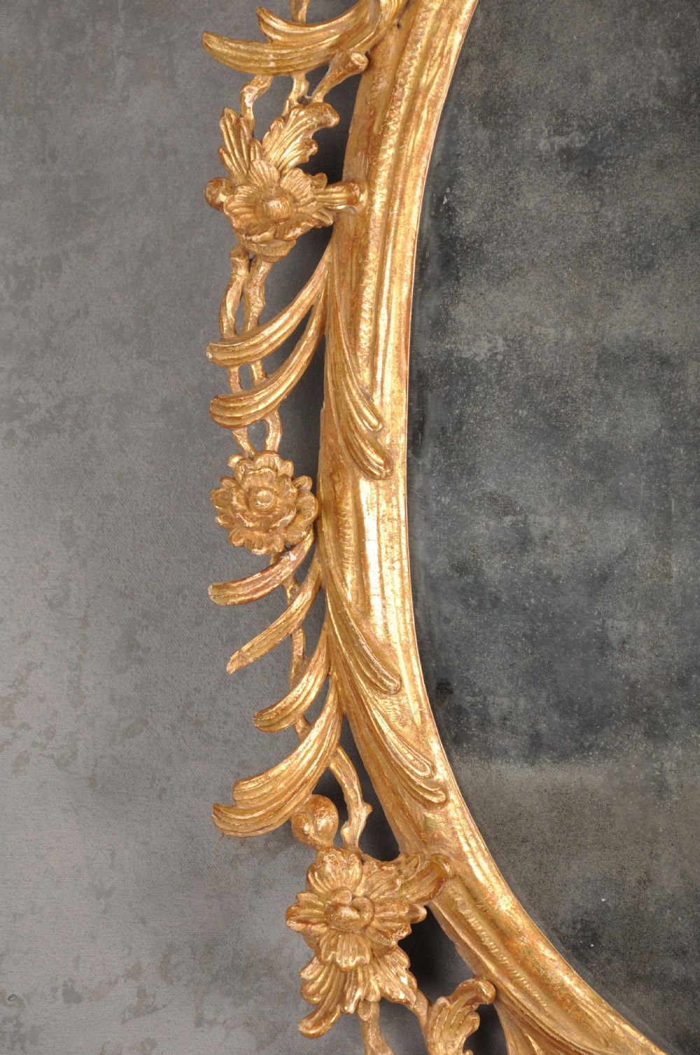 Early 19th Century Gilt-wood Rococo Mirror  View V