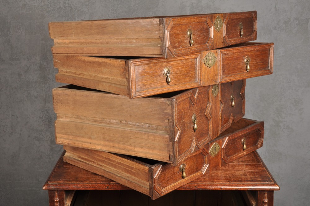 Small 17th Century Oak Chest Of Drawers View VI