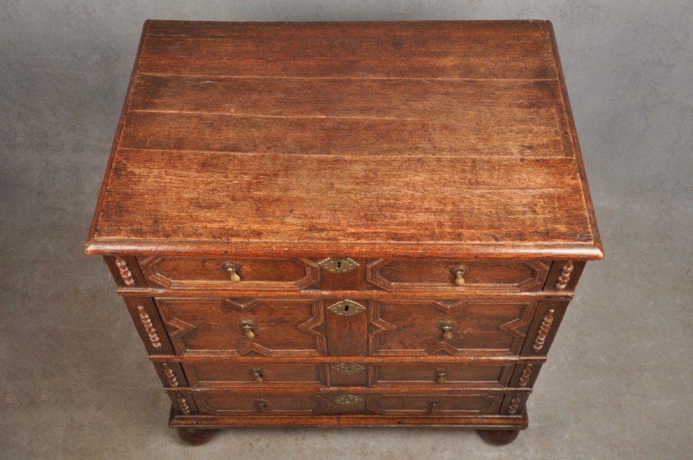 Small 17th Century Oak Chest Of Drawers View IX