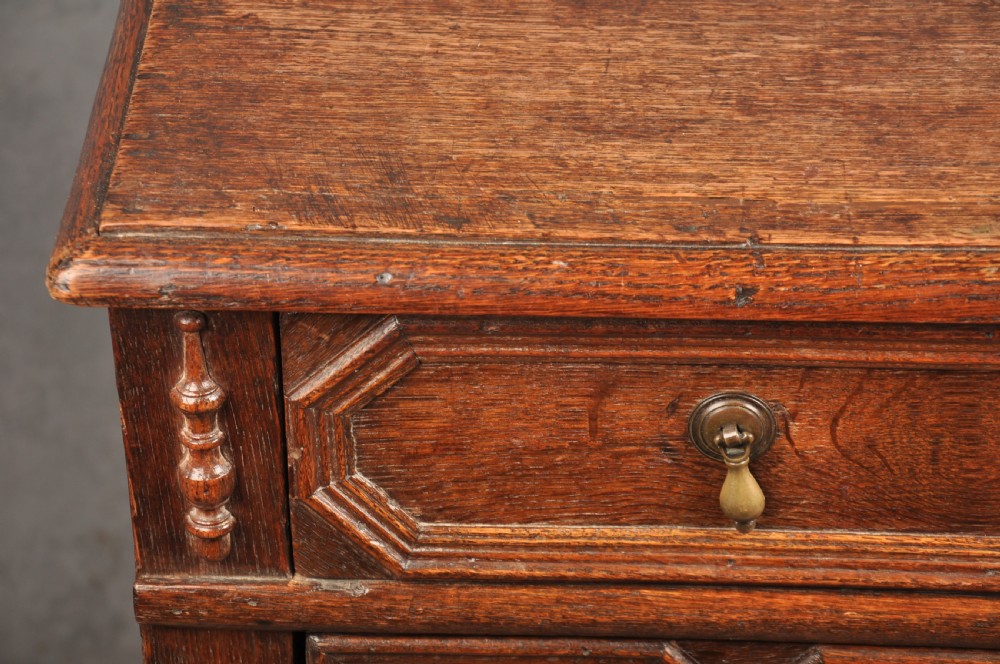 Small 17th Century Oak Chest Of Drawers View XII