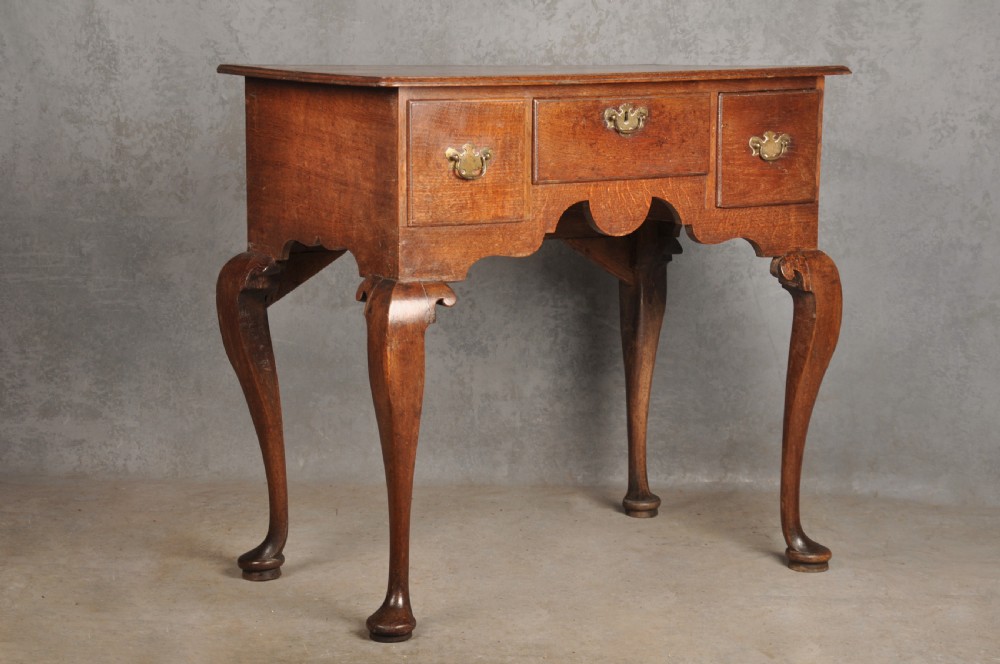 George I Oak Lowboy View III
