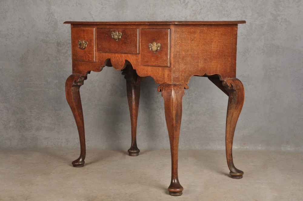 George I Oak Lowboy View IV