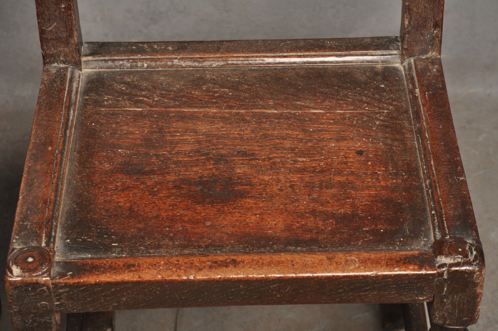 Near Pair Of 17th Century  Lancashire Chairs  View XI